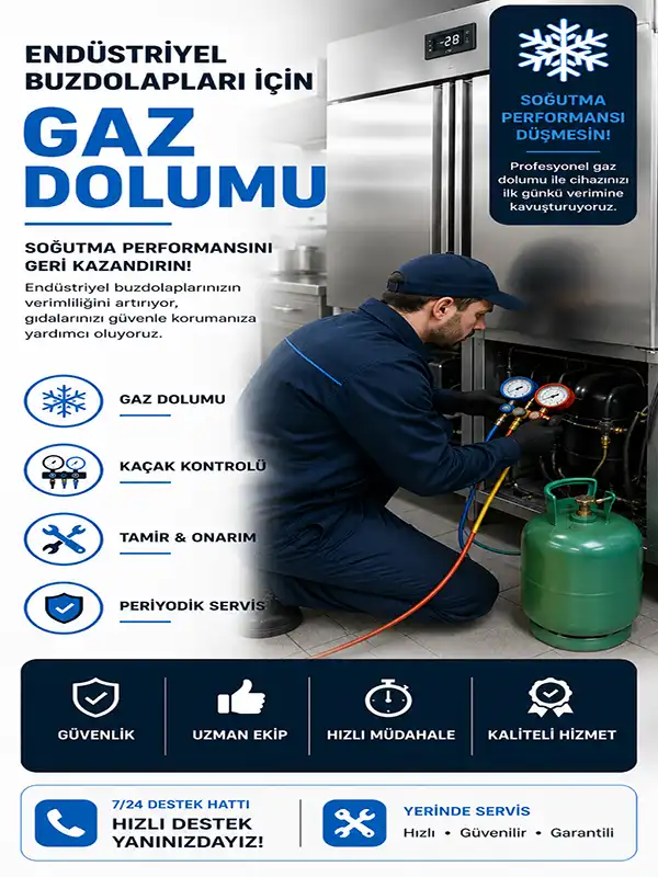 Buzdolabı Gaz Dolumu Servisi