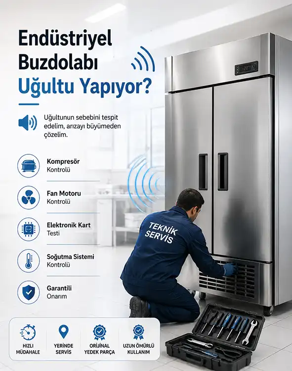 Endüstriyel Buzdolabı Uğultu Yapıyor