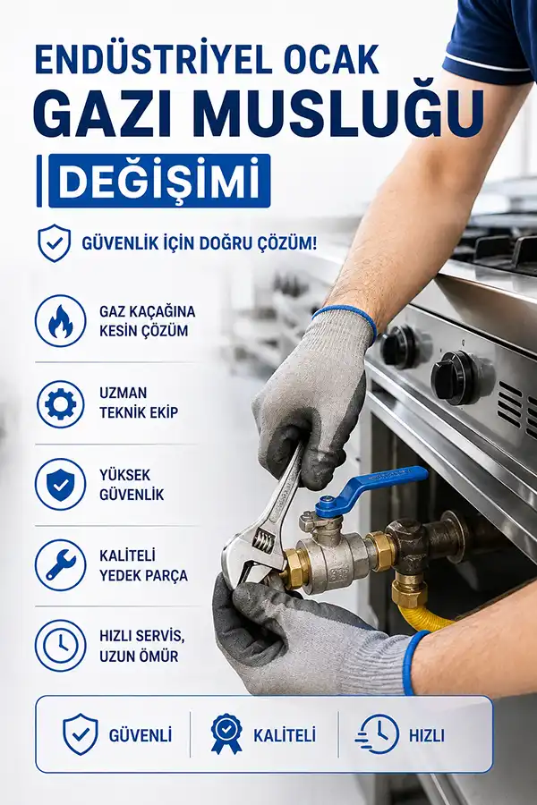 Endüstriyel Ocak Gazı Musluğu Değişimi