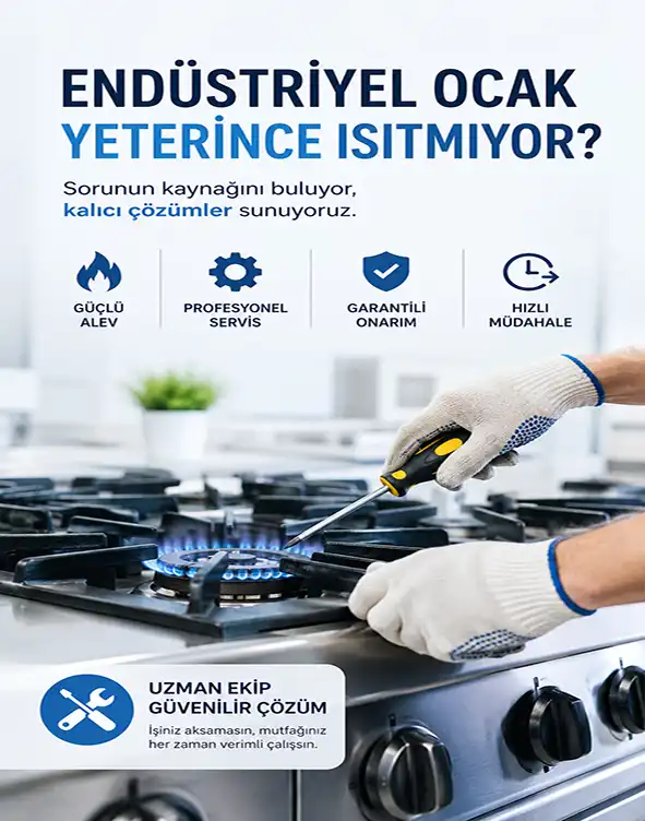 Endüstriyel Ocak Yeterince Isıtmıyor